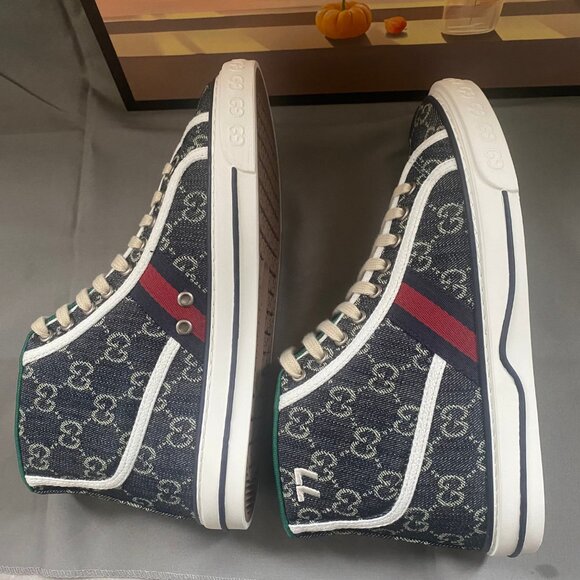 Gucci Tennis 1977 High top blue - Picture 4 of 8